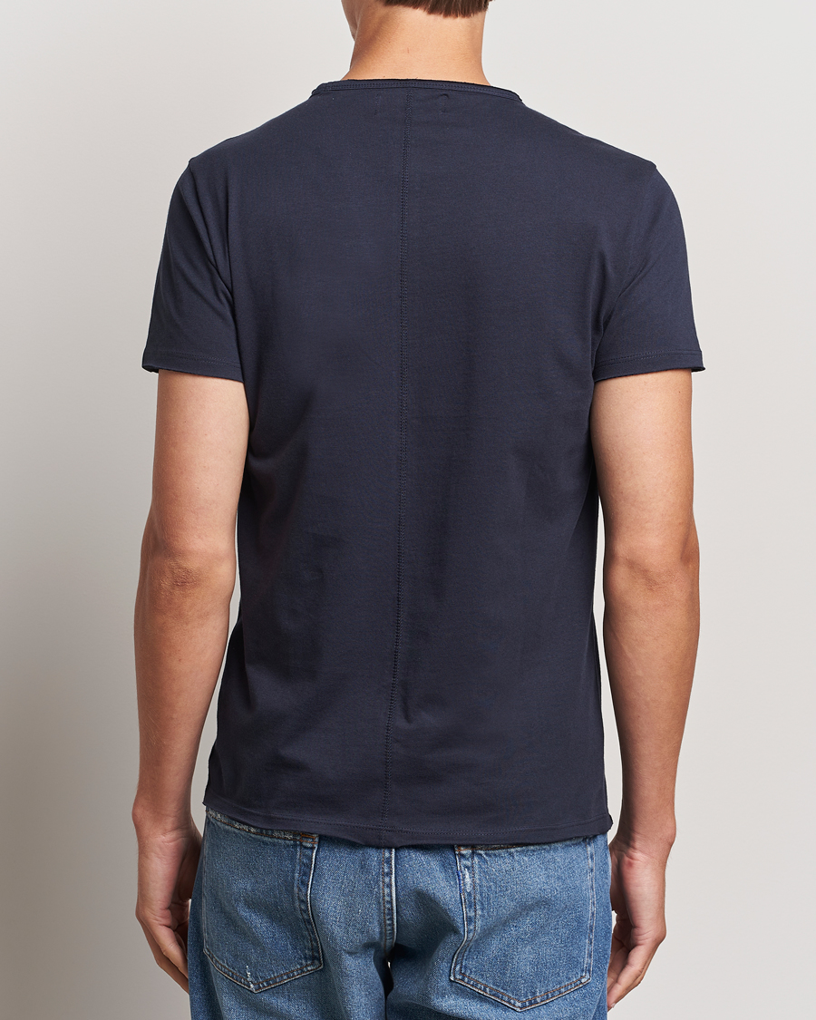 Heren | T-shirts | Replay | Crew Neck T-Shirt Night Blue