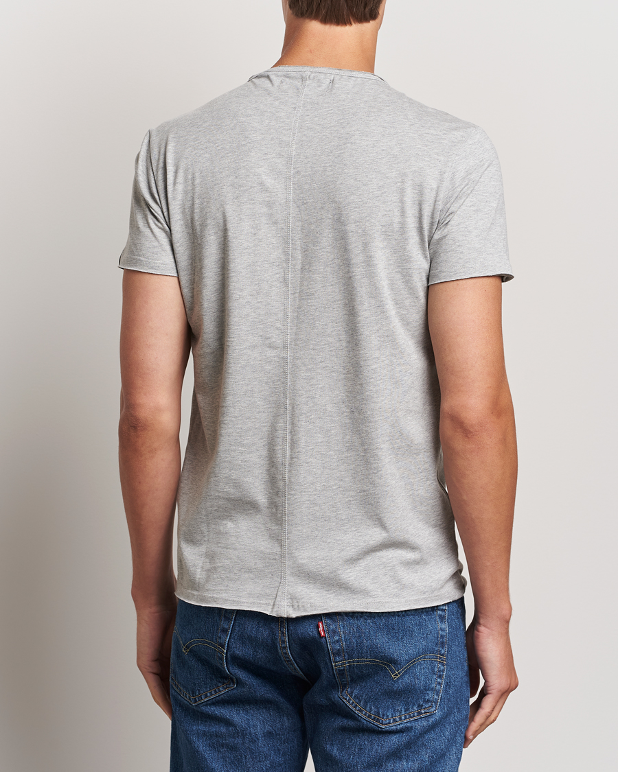 Heren | T-shirts | Replay | Crew Neck T-Shirt Light Grey Melange