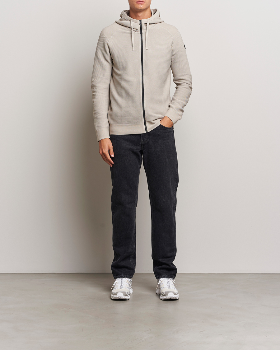 Heren | Truien | Sail Racing | Element Seamless Full Zip Hoodie Sand