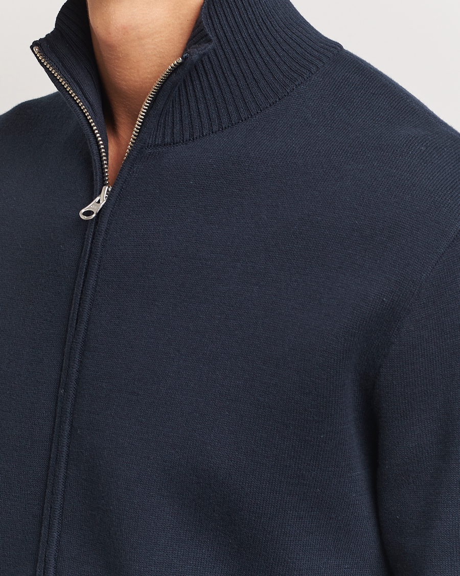 Heren | Truien | Samsøe Samsøe | Niklas Full Zip Salute Navy