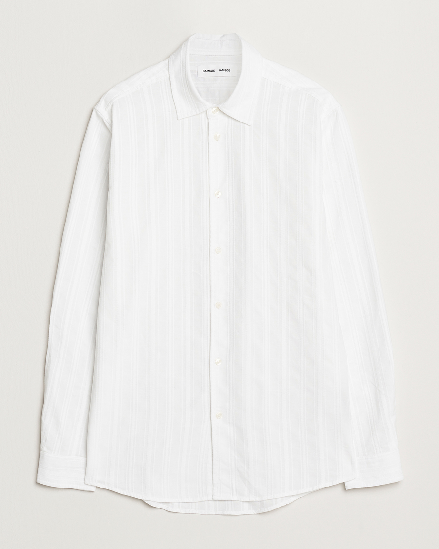Heren | Overhemden | Samsøe Samsøe | Liam Structured Shirt White
