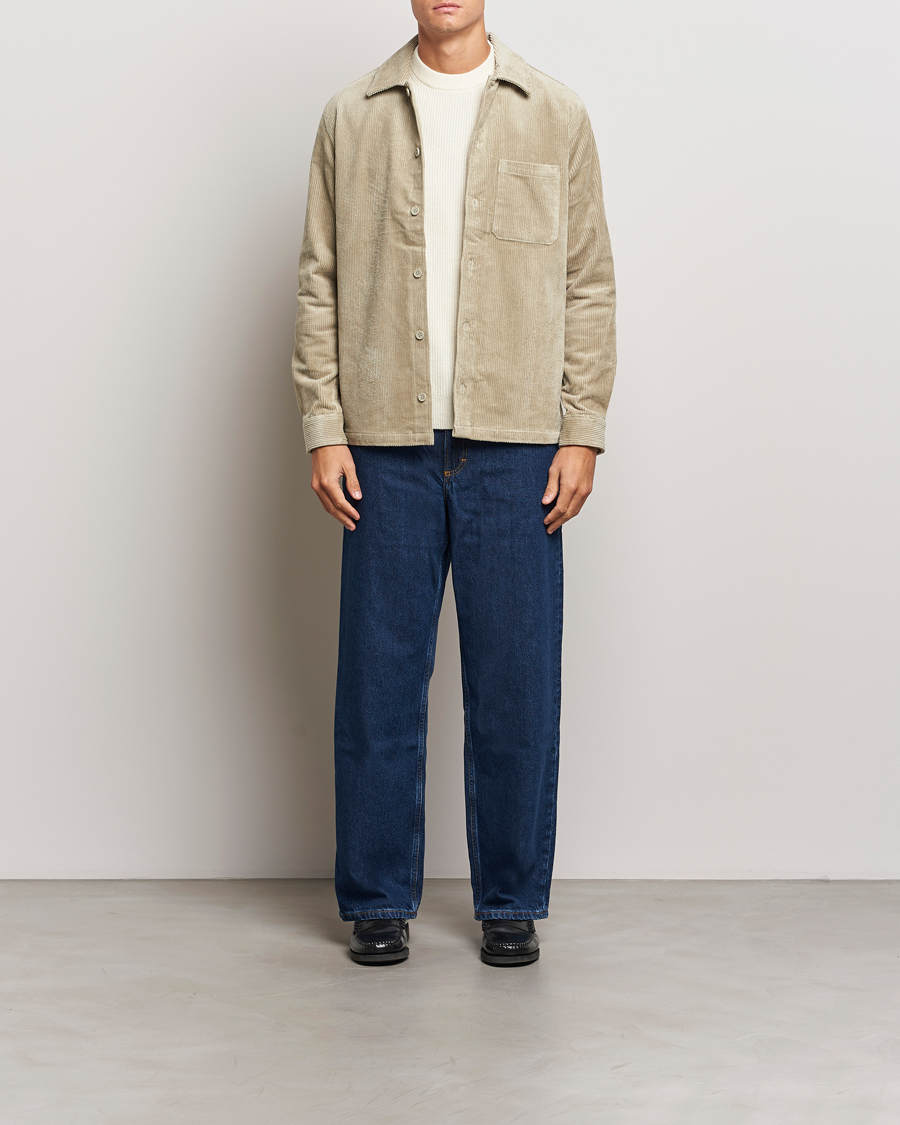 Heren | Overhemden | Samsøe Samsøe | Damon Corduroy Overshirt Abbey Stone