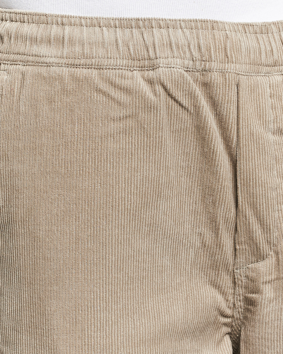 Heren | Broeken | Samsøe Samsøe | Jabari Corduroy Drawstring Trousers Abbey Stone