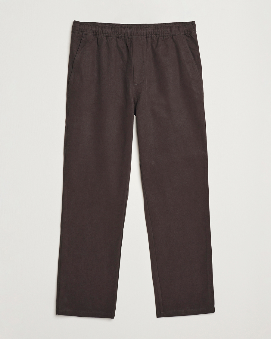 Heren | Broeken | Samsøe Samsøe | Jabari Drawstring Trousers Chocolate Brown