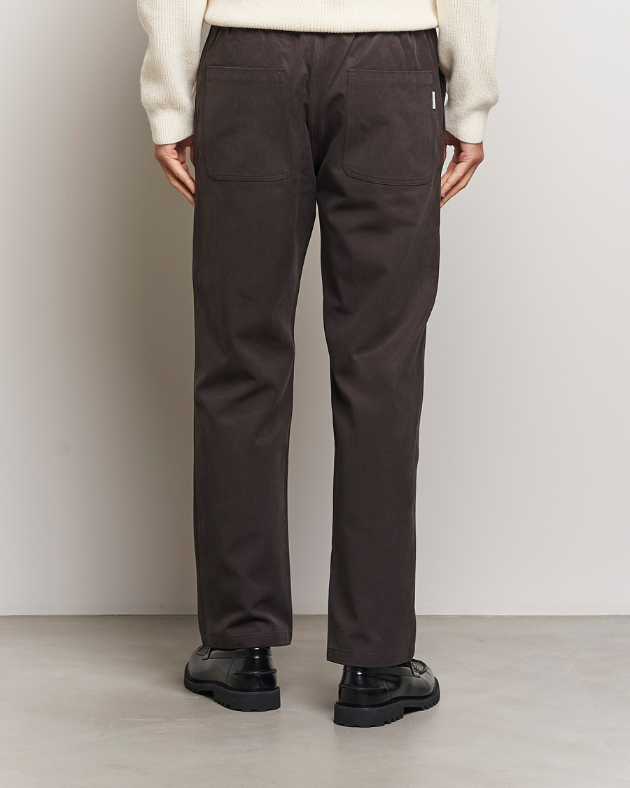 Heren | Broeken | Samsøe Samsøe | Jabari Drawstring Trousers Chocolate Brown