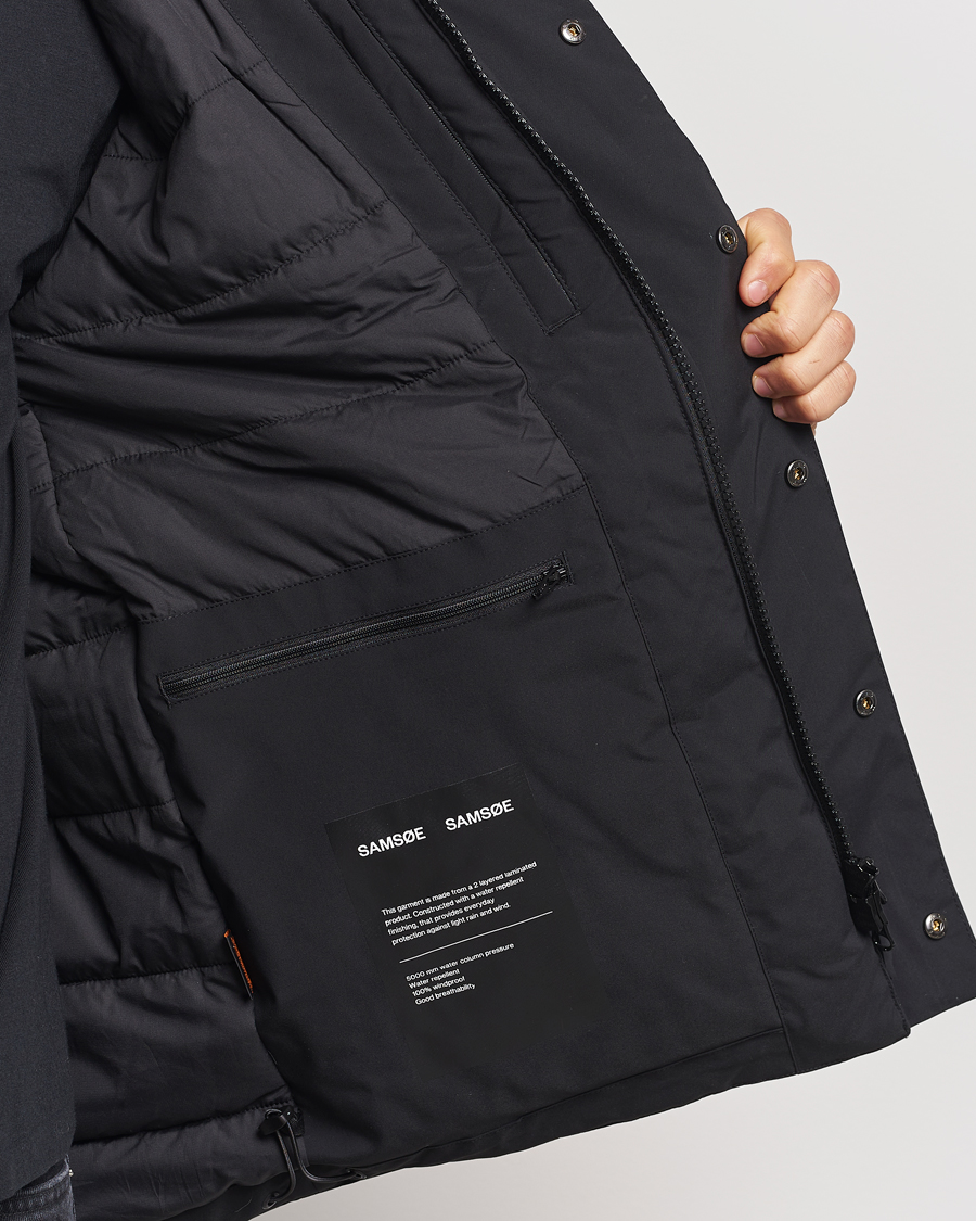 Heren | Jassen | Samsøe Samsøe | John Hooded Down Jacket Black