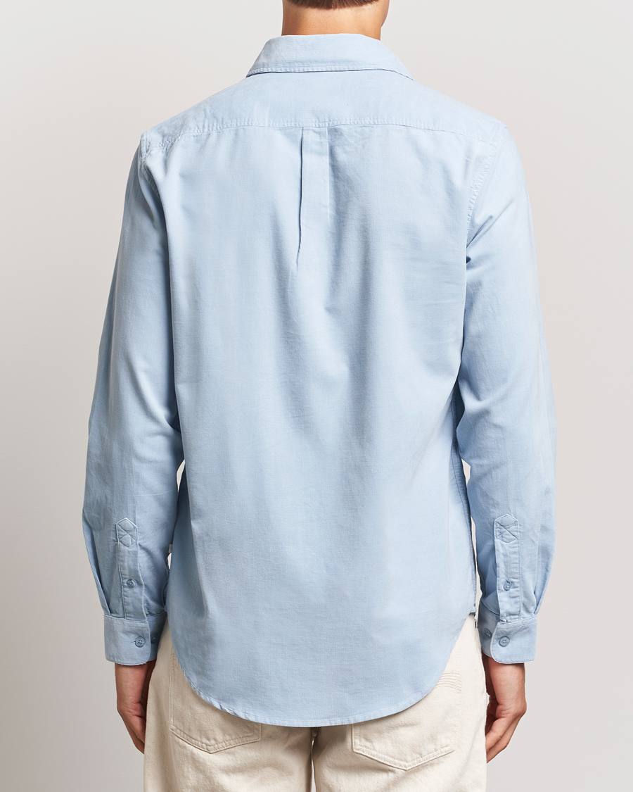 Heren | Overhemden | Samsøe Samsøe | Liam Baby Cord Shirt Subdued Blue