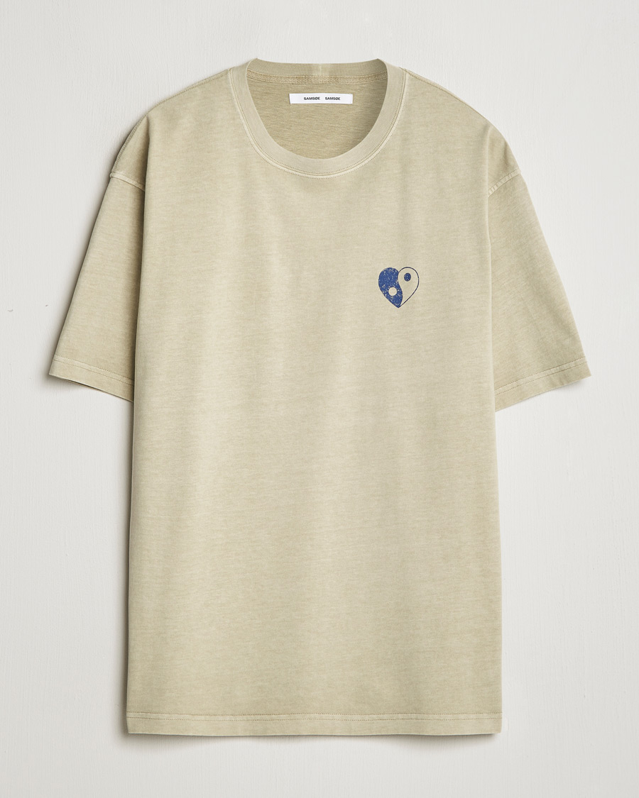 Heren | T-shirts | Samsøe Samsøe | Poetry Printed T-Shirt Abbey Stone Balance