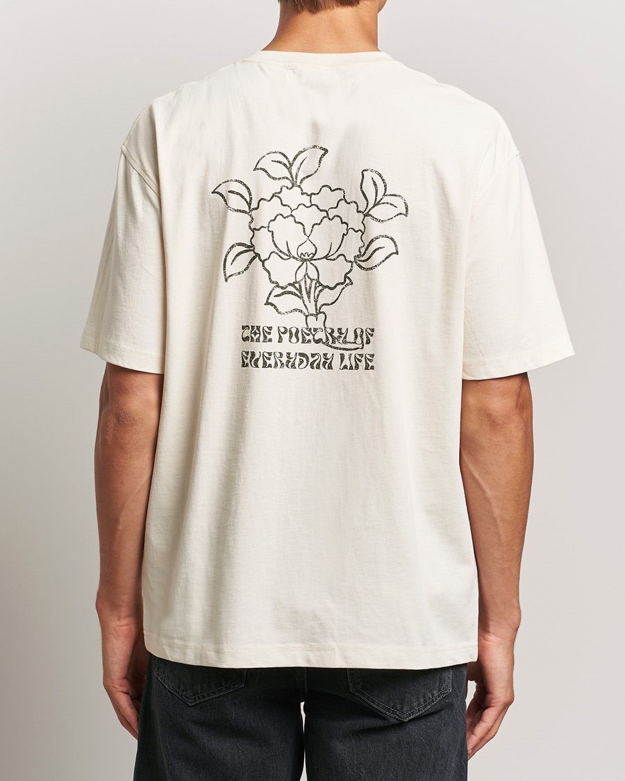 Heren | T-shirts | Samsøe Samsøe | Poetry Printed T-Shirt Neutral Lotus