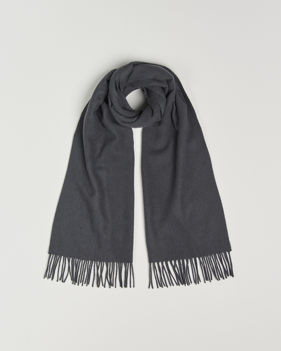 Heren | Samsøe Samsøe Efin Wool Scarf Black Oyster | Samsøe Samsøe | Efin Wool Scarf Black Oyster
