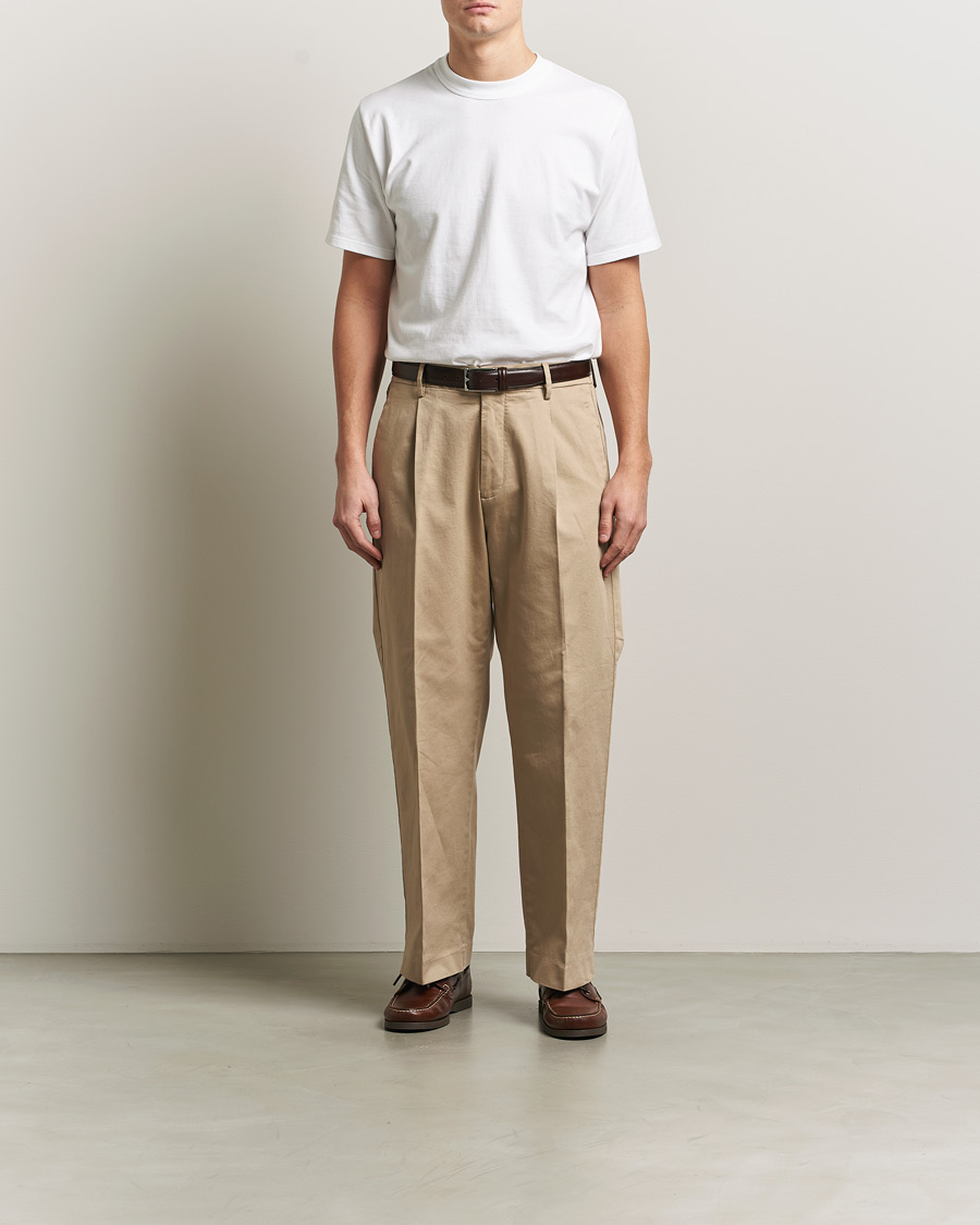 Heren | Truien | Stenströms | Pepita Merino Wool Vest Navy