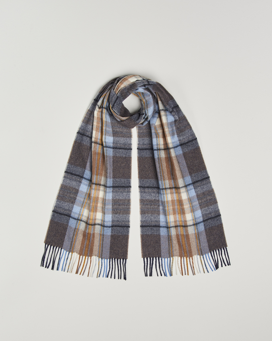 Heren | Stenströms Wool/Cashmere Checked Scarf Multi | Stenströms | Wool/Cashmere Checked Scarf Multi