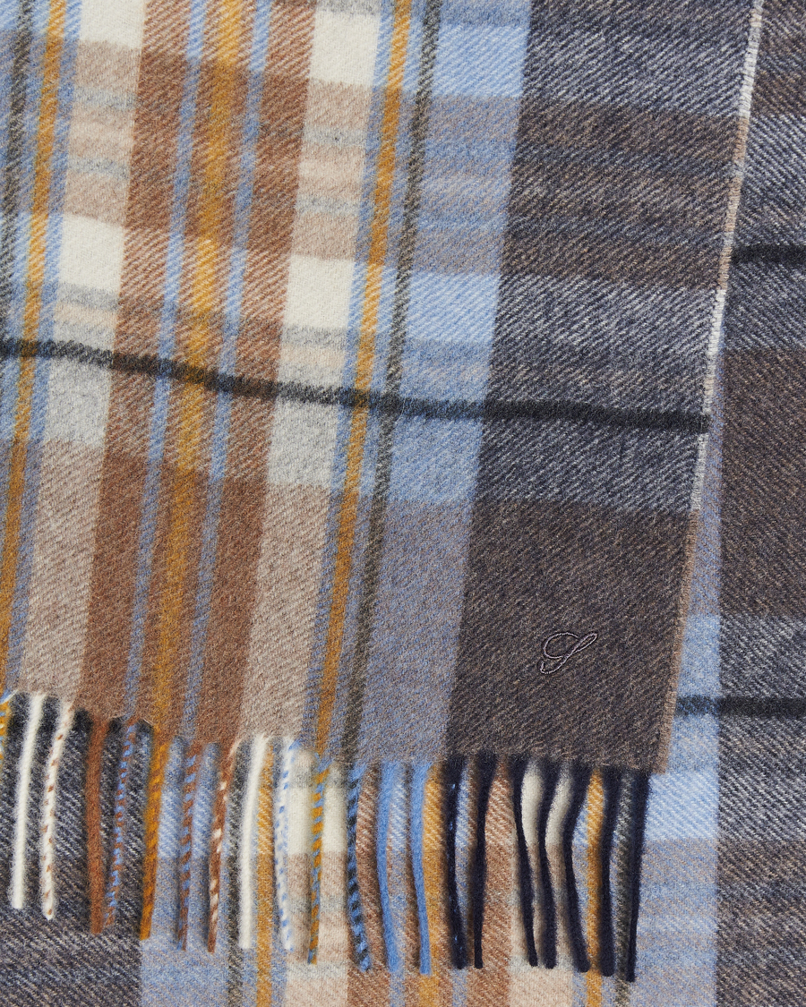 Heren | Stenströms Wool/Cashmere Checked Scarf Multi | Stenströms | Wool/Cashmere Checked Scarf Multi