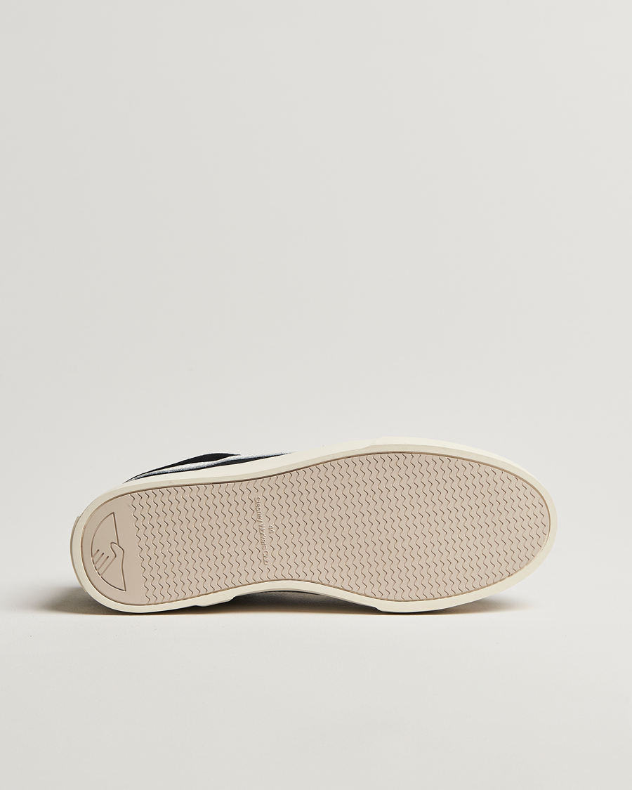 Heren | Sneakers | Stepney Workers Club | Dellow S-Strike Cupsole Suede Sneaker Black/White