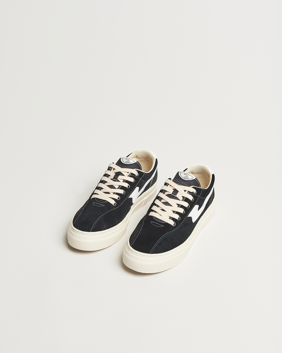 Heren | Sneakers | Stepney Workers Club | Dellow S-Strike Cupsole Suede Sneaker Black/White
