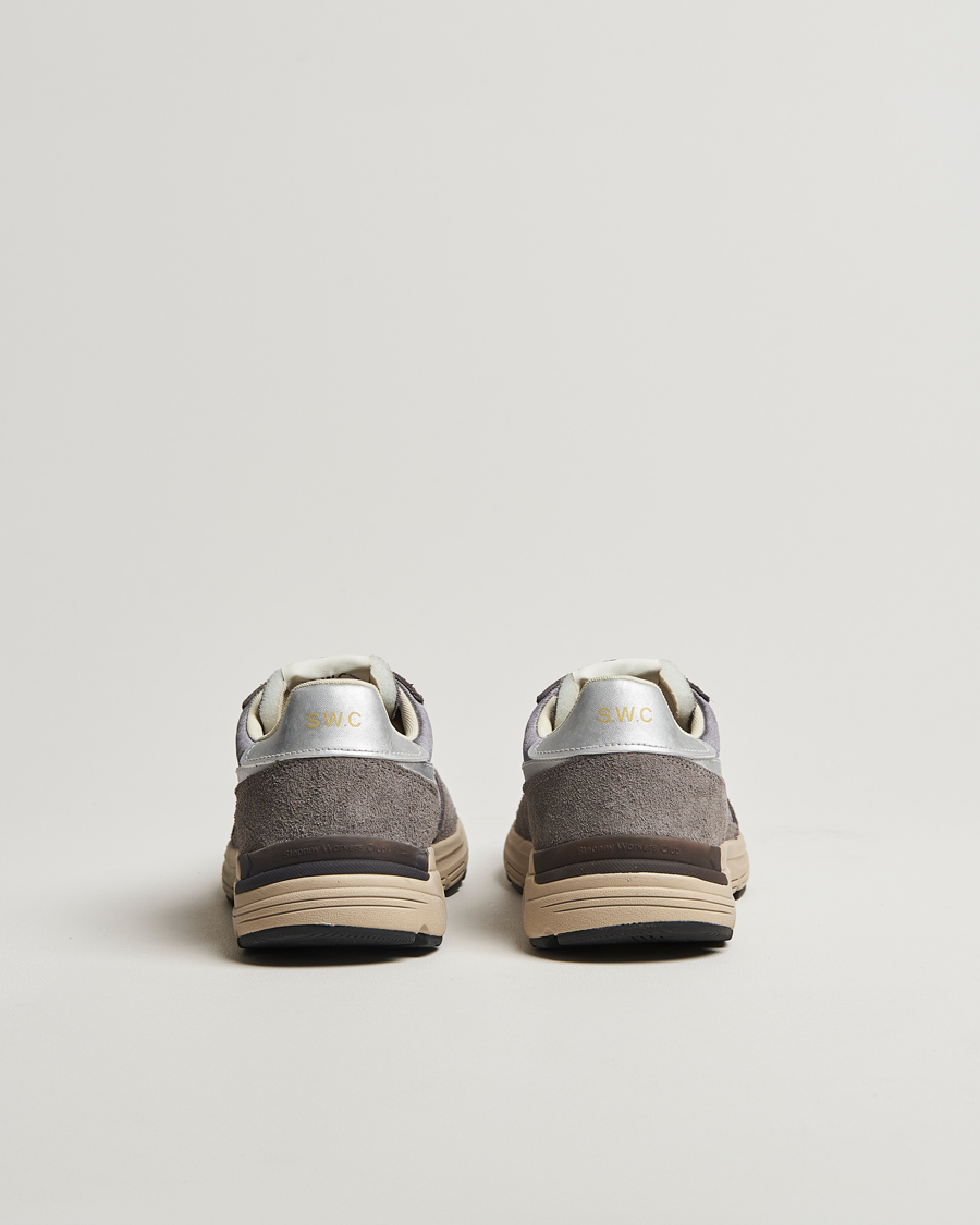 Heren | Stepney Workers Club Osier S-Strike Runner Sneaker Dark Silver | Stepney Workers Club | Osier S-Strike Runner Sneaker Dark Silver