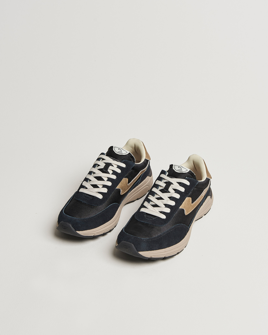Heren | Sneakers | Stepney Workers Club | Osier S-Strike Runner Sneaker Black Gold