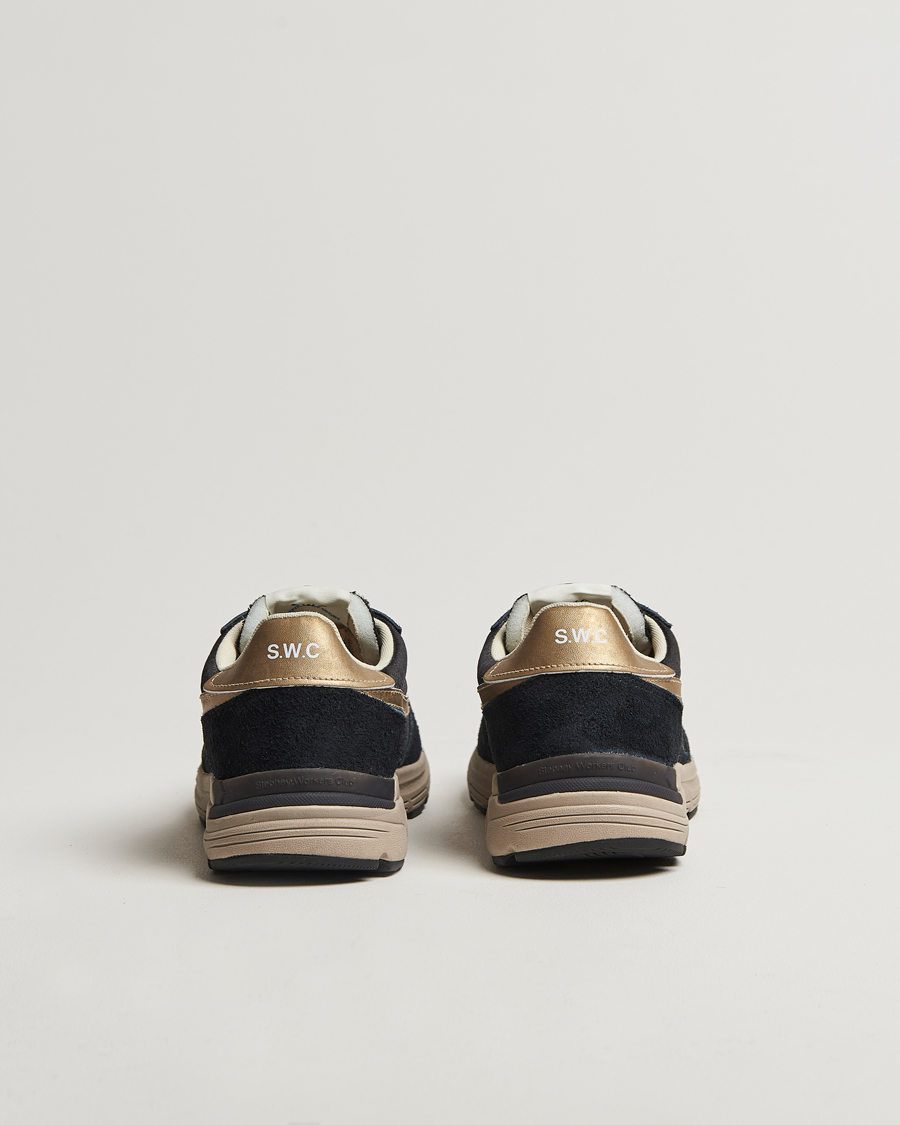 Heren | Sneakers | Stepney Workers Club | Osier S-Strike Runner Sneaker Black Gold
