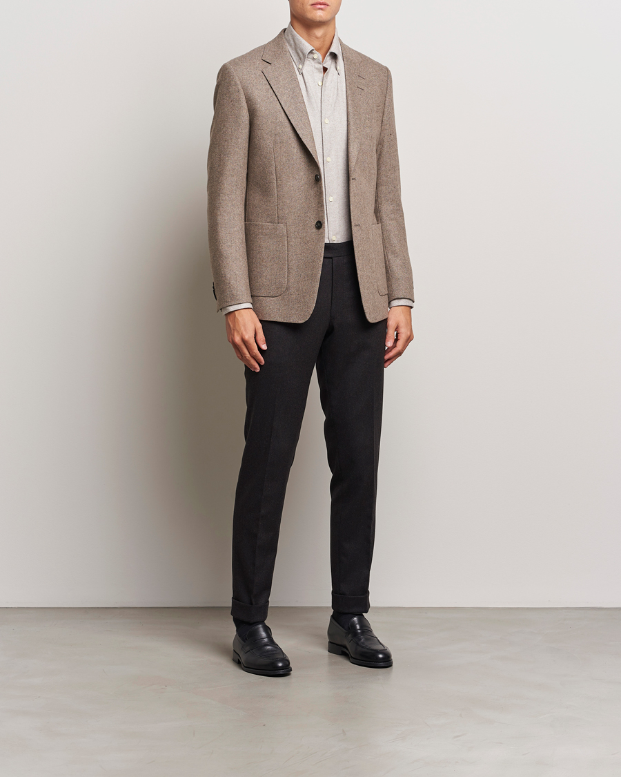 Heren | Blazers | Tiger of Sweden | Justin Brushed Wool Blazer Burlywood