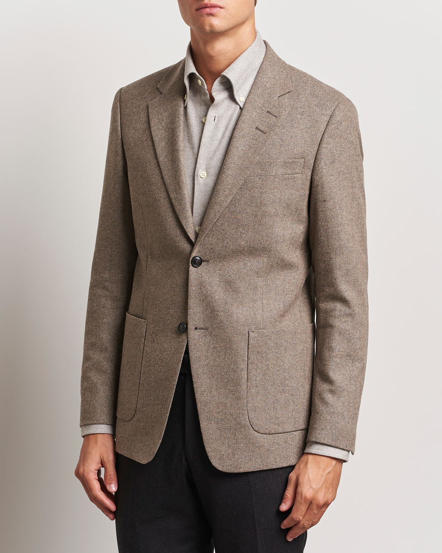 Heren | Blazers | Tiger of Sweden | Justin Brushed Wool Blazer Burlywood