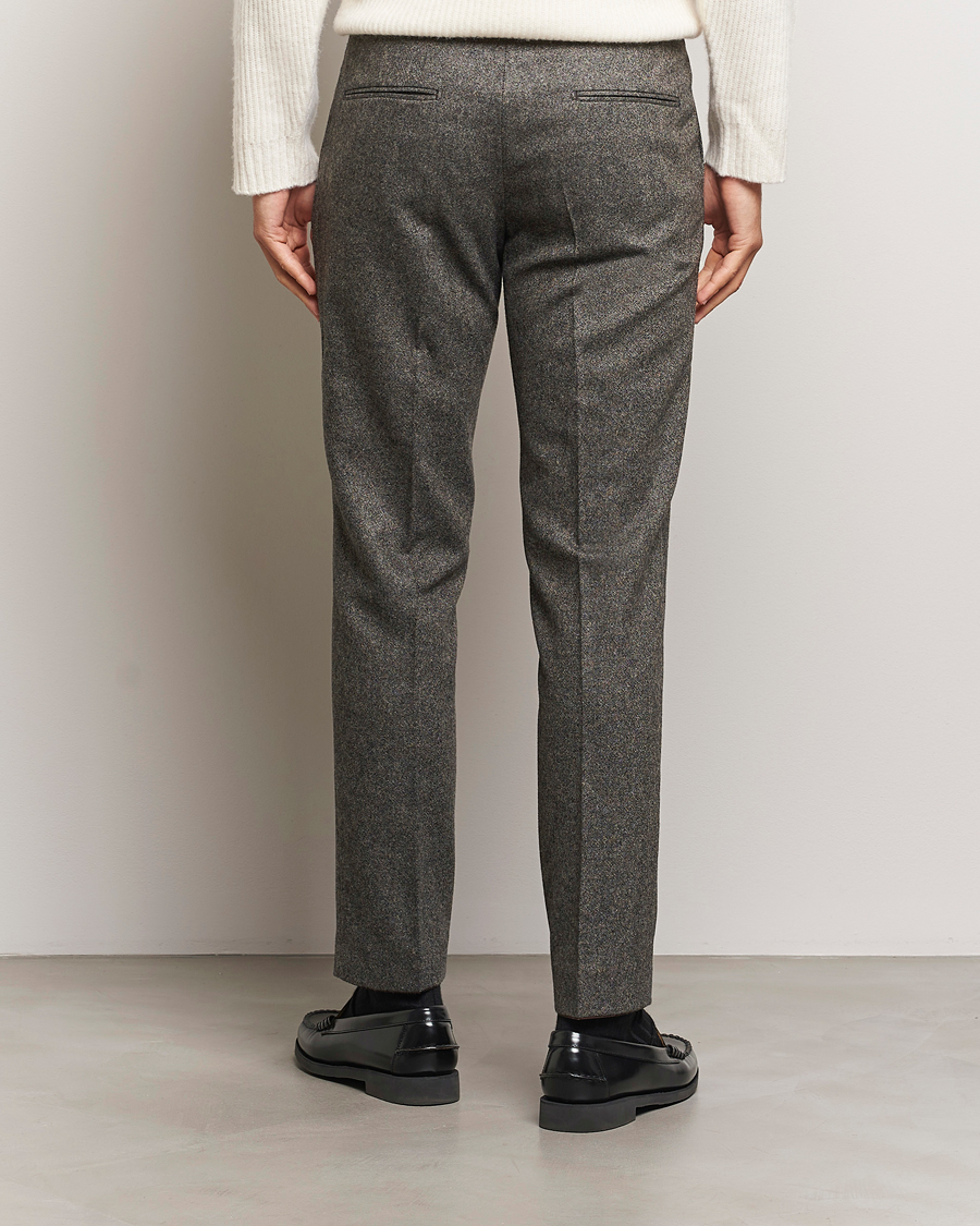 Heren | Broeken | Tiger of Sweden | Tenuta Brushed Wool Trousers Turkish Coffee