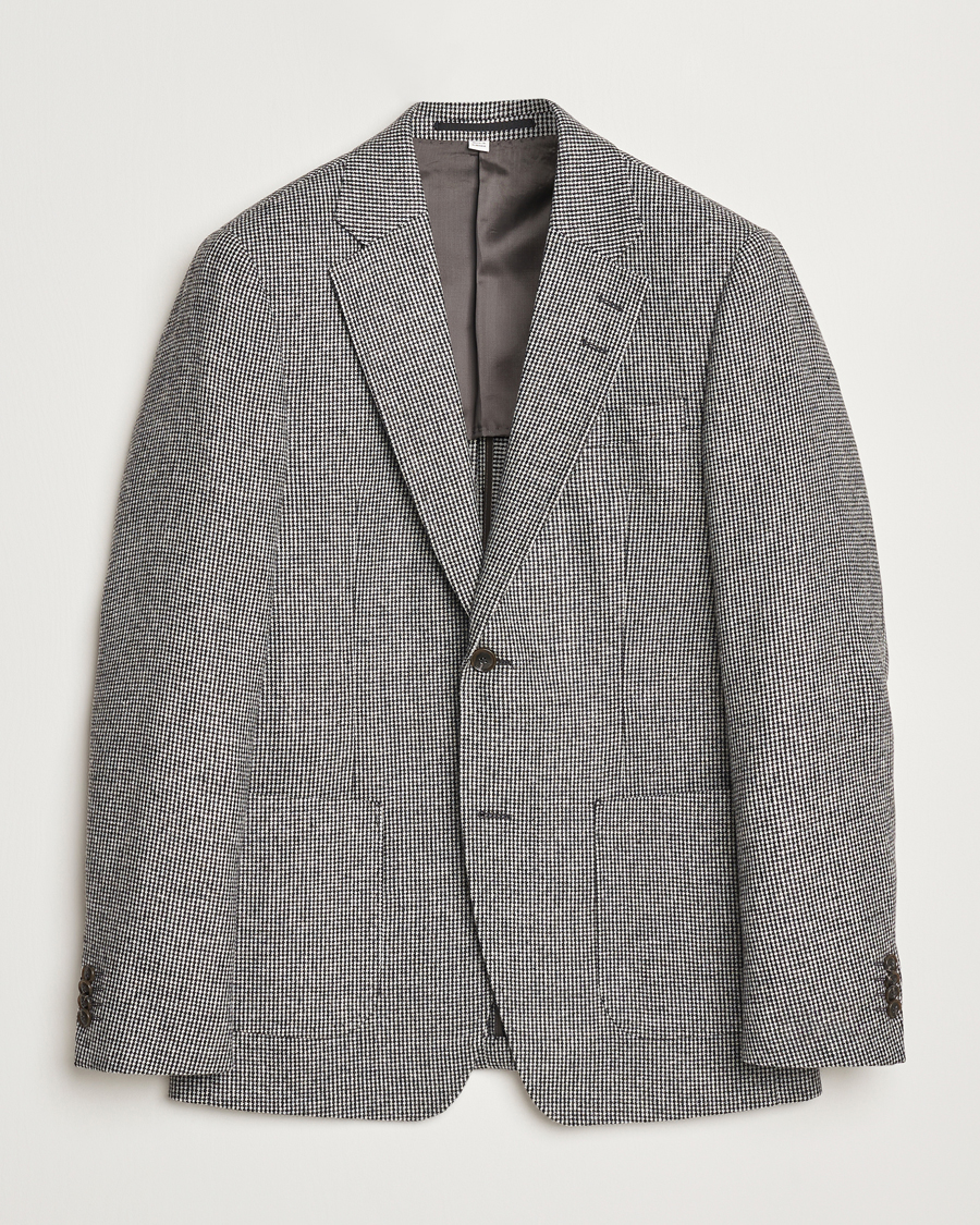 Heren | Blazers | Tiger of Sweden | Justin Wool Pepita Blazer Black/White