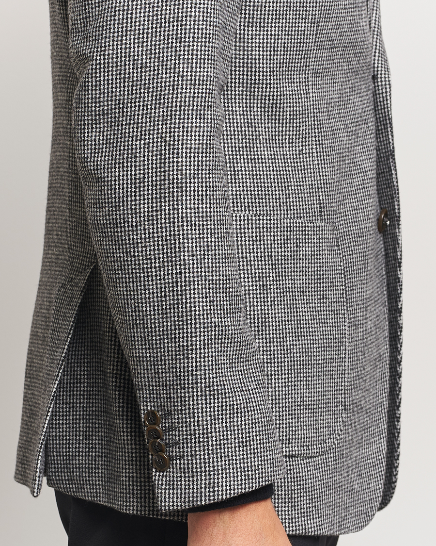 Heren | Blazers | Tiger of Sweden | Justin Wool Pepita Blazer Black/White