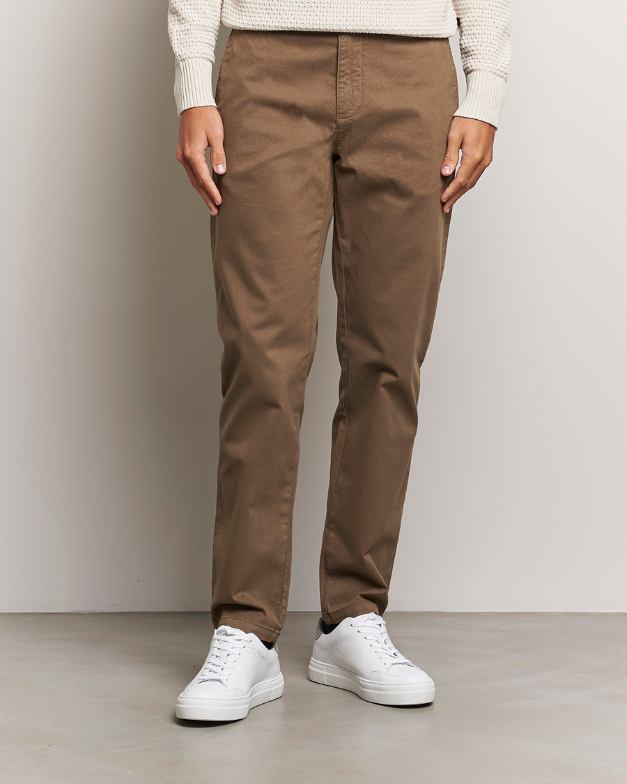 Heren | Broeken | Tiger of Sweden | Caidon Cotton Chinos October Sage