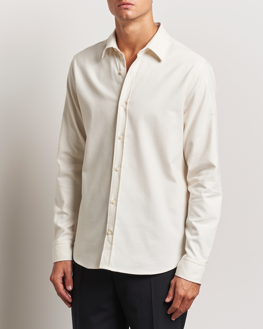 Heren | Overhemden | Tiger of Sweden | Benjamins Brushed Twill Shirt Seashell