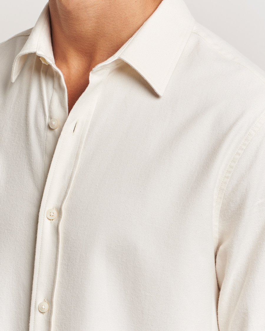 Heren | Overhemden | Tiger of Sweden | Benjamins Brushed Twill Shirt Seashell