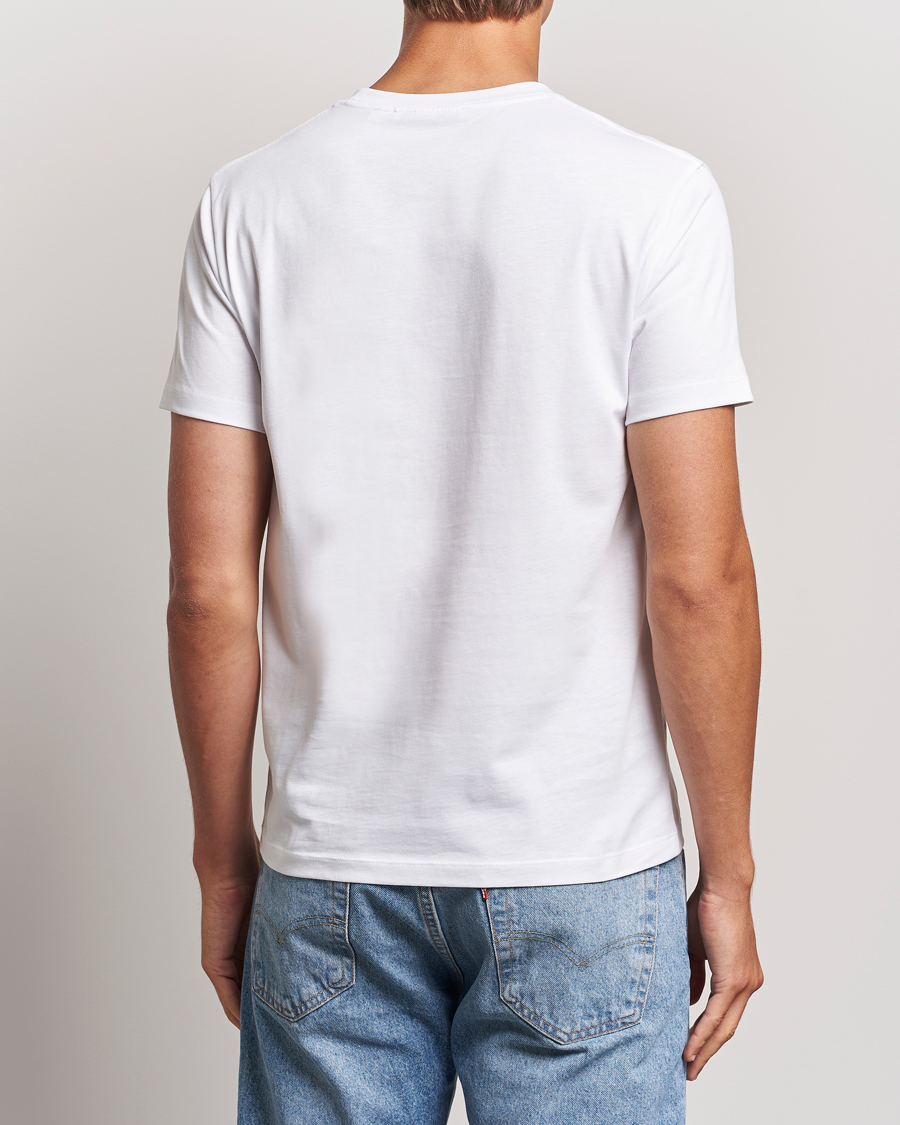 Heren | T-shirts | Tiger of Sweden | Dillan Logo Crew Neck T-Shirt Pure White