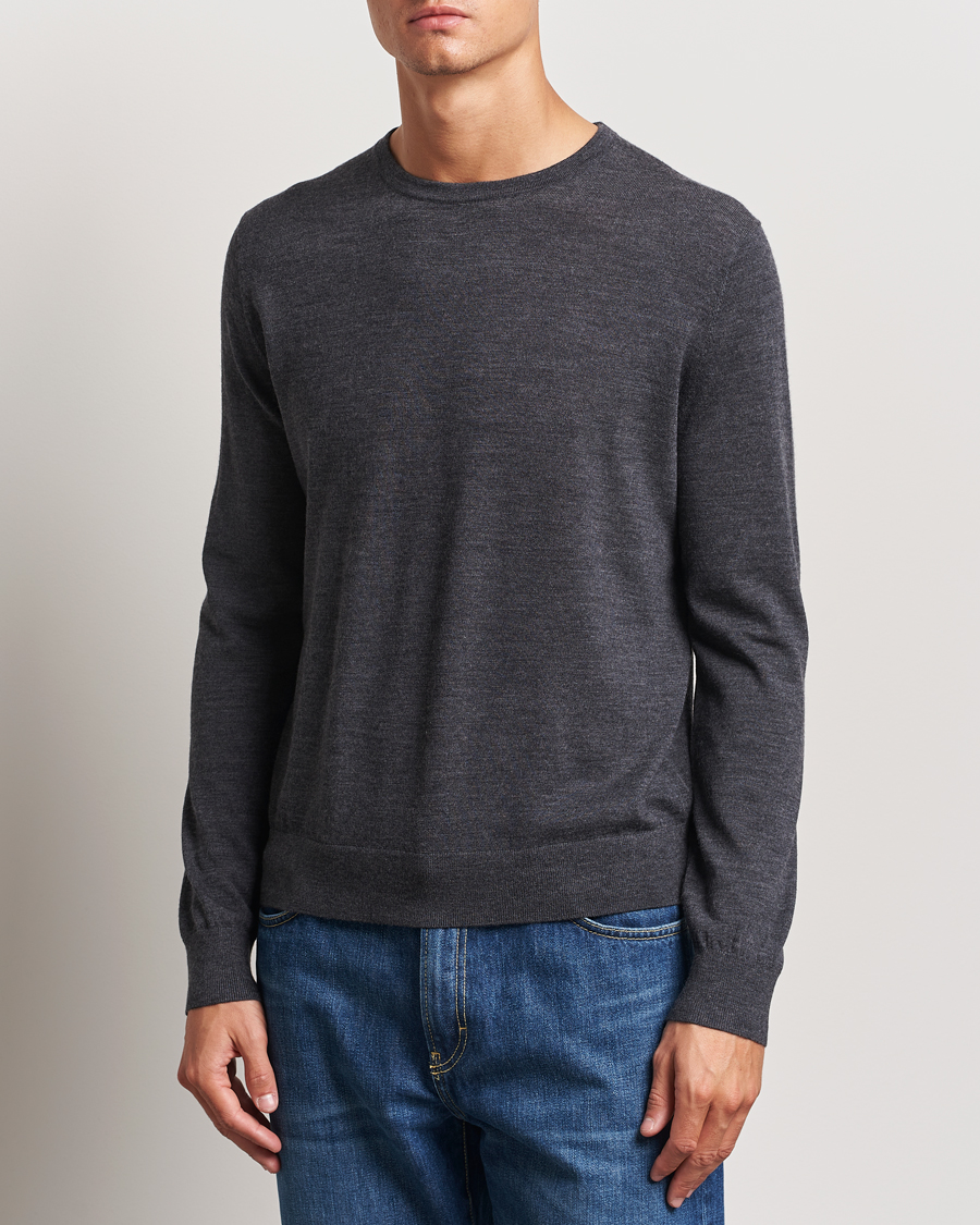 Heren | Truien | Tiger of Sweden | Connor Crew Neck Pullover Grey Street
