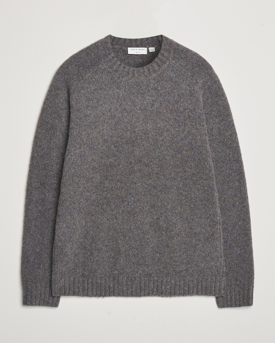Heren | Truien | Tiger of Sweden | Adryan Yak/Alpaca Knitted Sweater Movie Grey