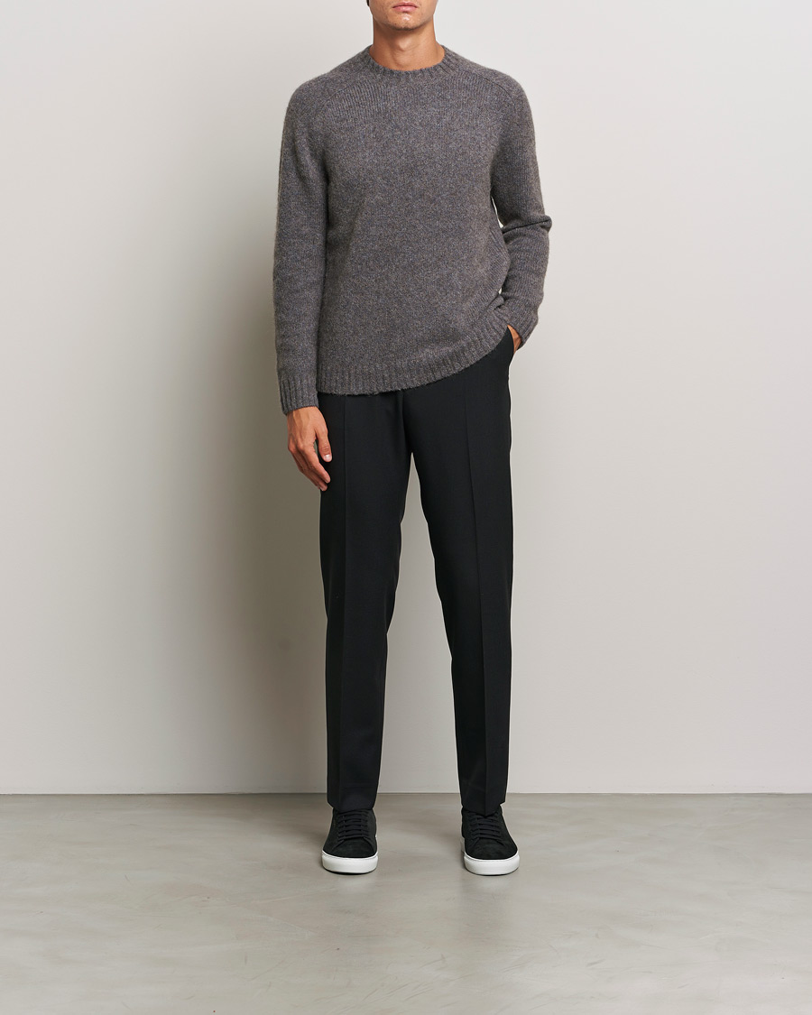 Heren | Truien | Tiger of Sweden | Adryan Yak/Alpaca Knitted Sweater Movie Grey