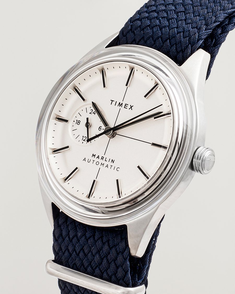 Heren | Timex Marlin Jet Automatic 38mm White Dial | Timex | Marlin Jet Automatic 38mm White Dial