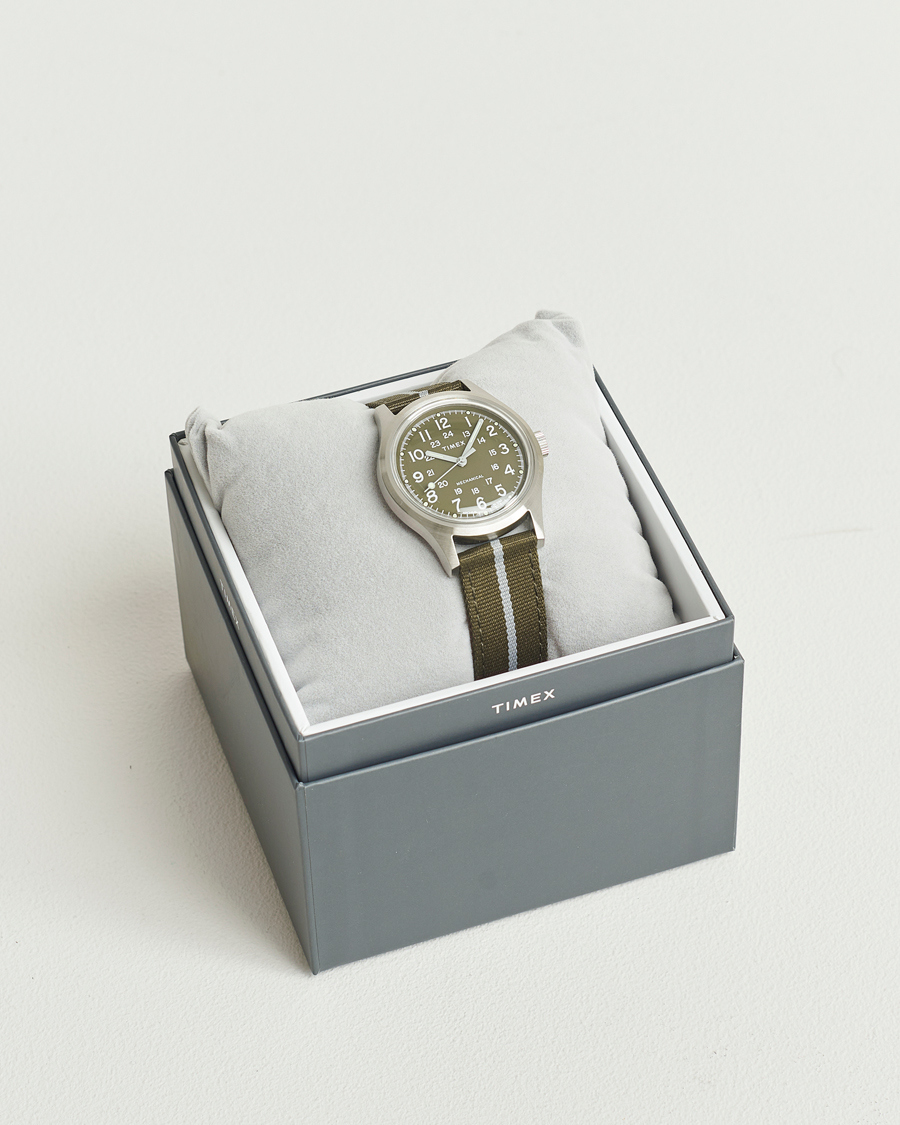 Heren | Timex MK1 Mechanical 36mm Green Dial | Timex | MK1 Mechanical 36mm Green Dial