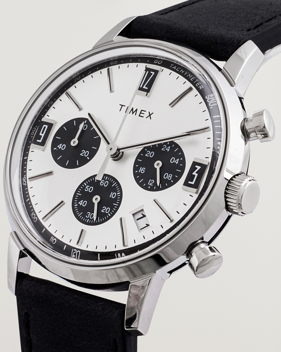 Heren | Timex Marlin Chrono Tachymeter 40mm Silver Dial | Timex | Marlin Chrono Tachymeter 40mm Silver Dial