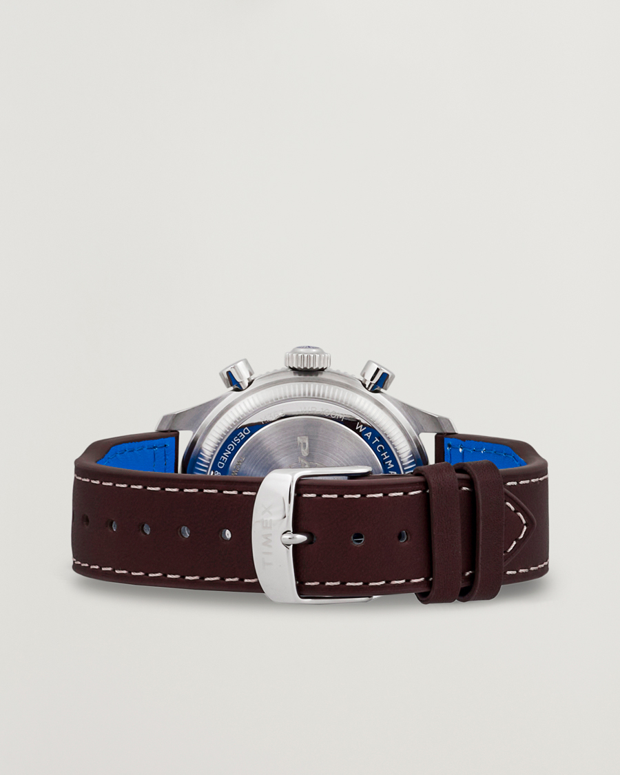 Heren | Timex Pan Am Flyback Chronograph 43mm Blue Dial | Timex | Pan Am Flyback Chronograph 43mm Blue Dial