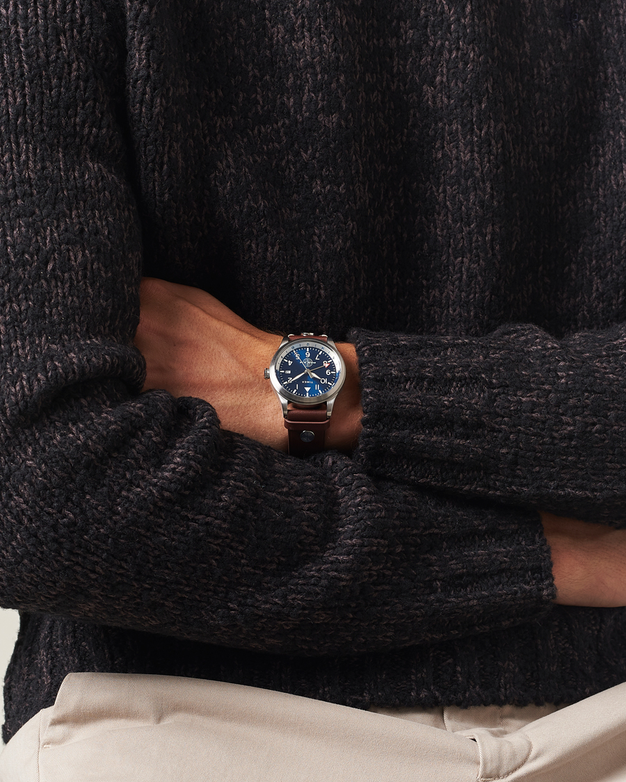 Heren | Timex Pan Am GMT Stainless Steel 39mm Blue Dial | Timex | Pan Am GMT Stainless Steel 39mm Blue Dial