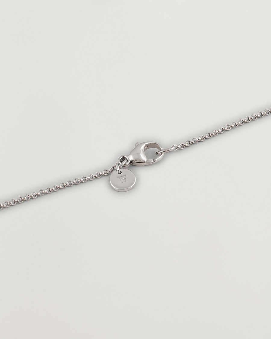 Heren | Sieraden | Tom Wood | Cushion Pendant Tiger Eye Silver