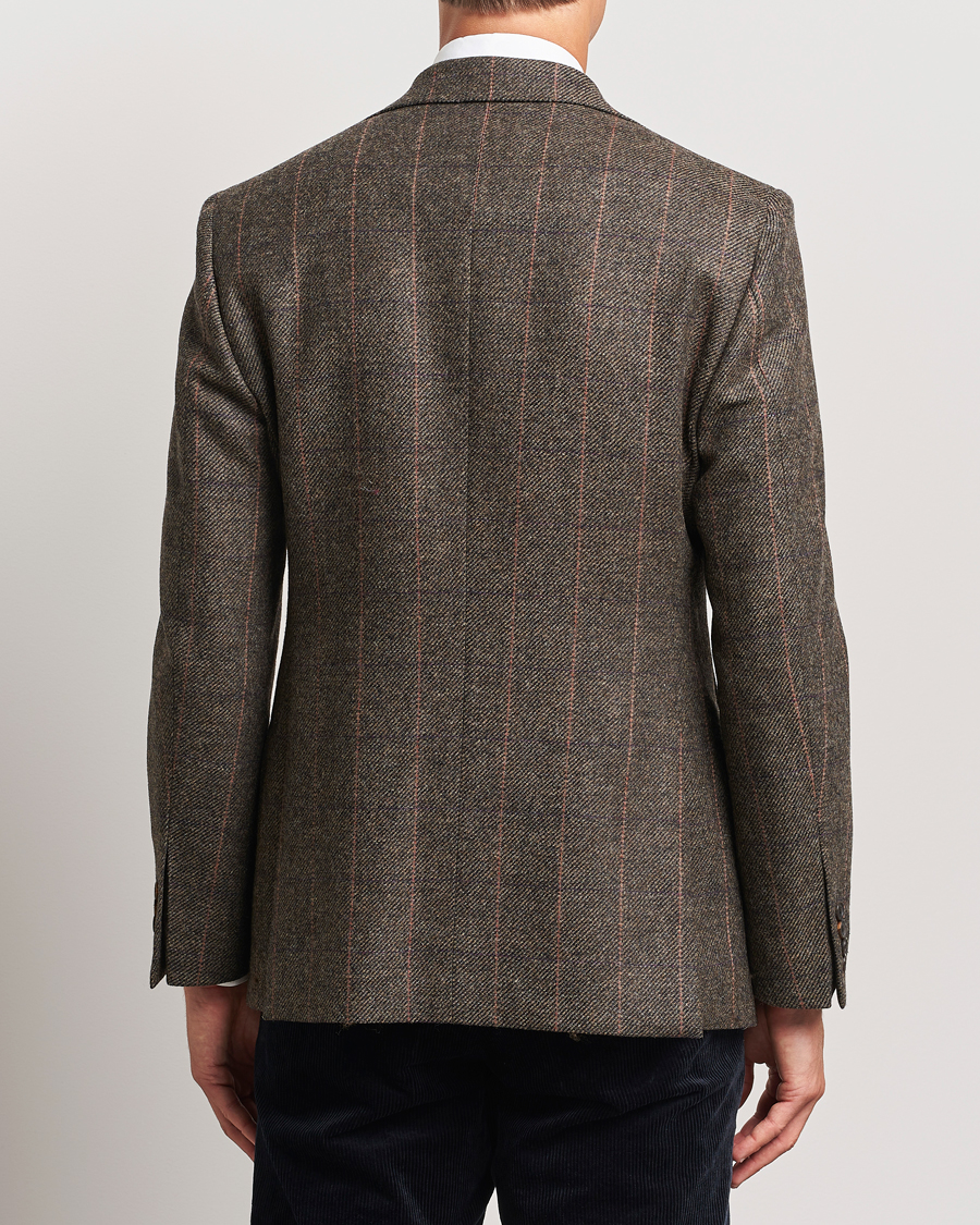 Heren | Blazers | Walker Slater | Edward Lambswool Windowpane Blazer Brown
