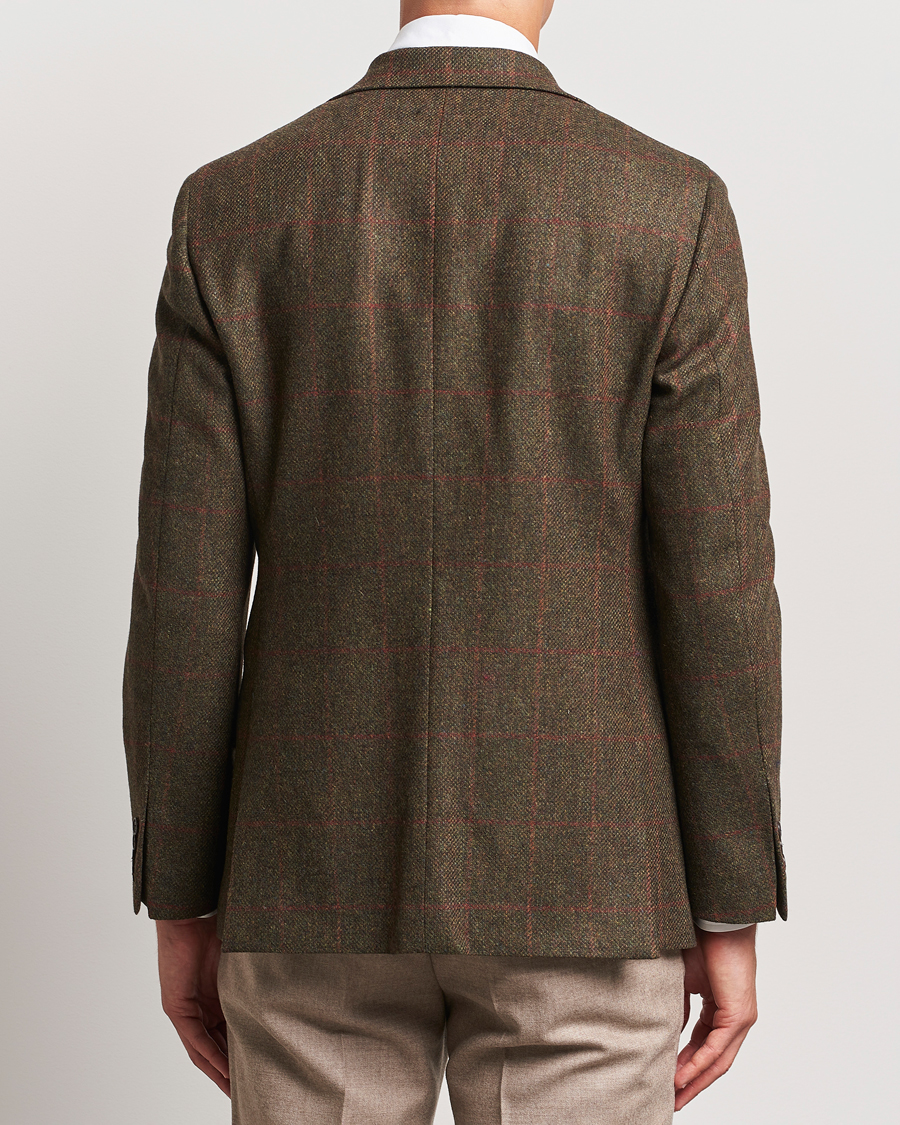 Heren | Blazers | Walker Slater | Edward Lambswool Windowpane Blazer Green