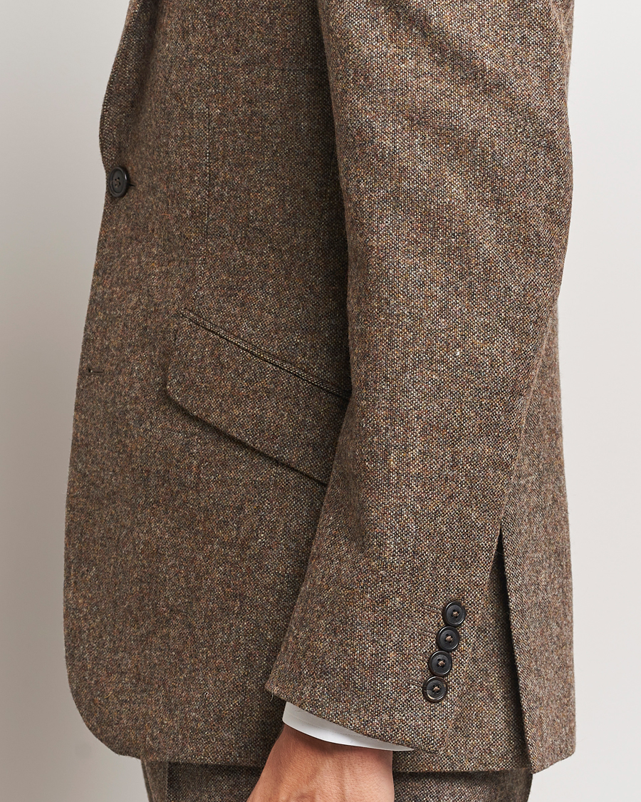 Heren | Blazers | Walker Slater | Edward Wool Donegal Blazer Brown