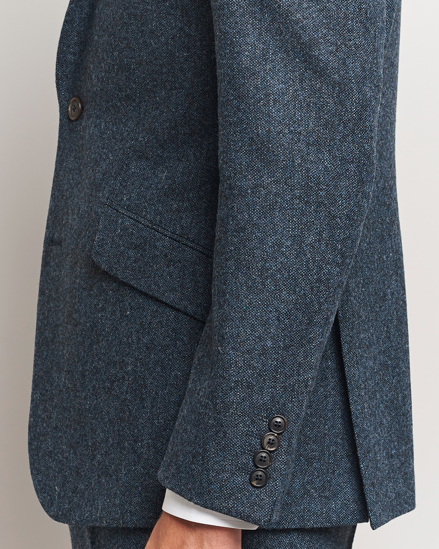 Heren | Blazers | Walker Slater | Edward Wool Donegal Blazer Navy