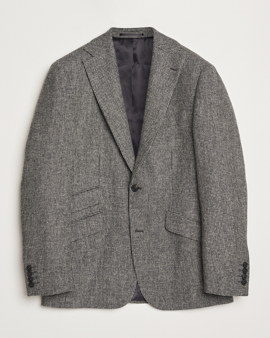 Heren | Blazers | Walker Slater | Edward Lambswool Pepita Blazer Grey/Black