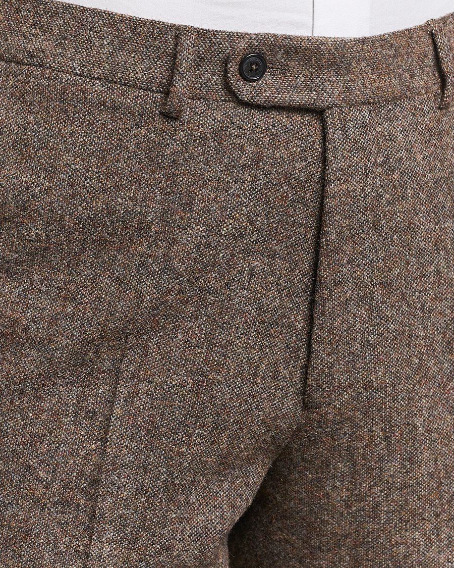 Heren | Broeken | Walker Slater | Edward Wool Donegal Trousers Brown