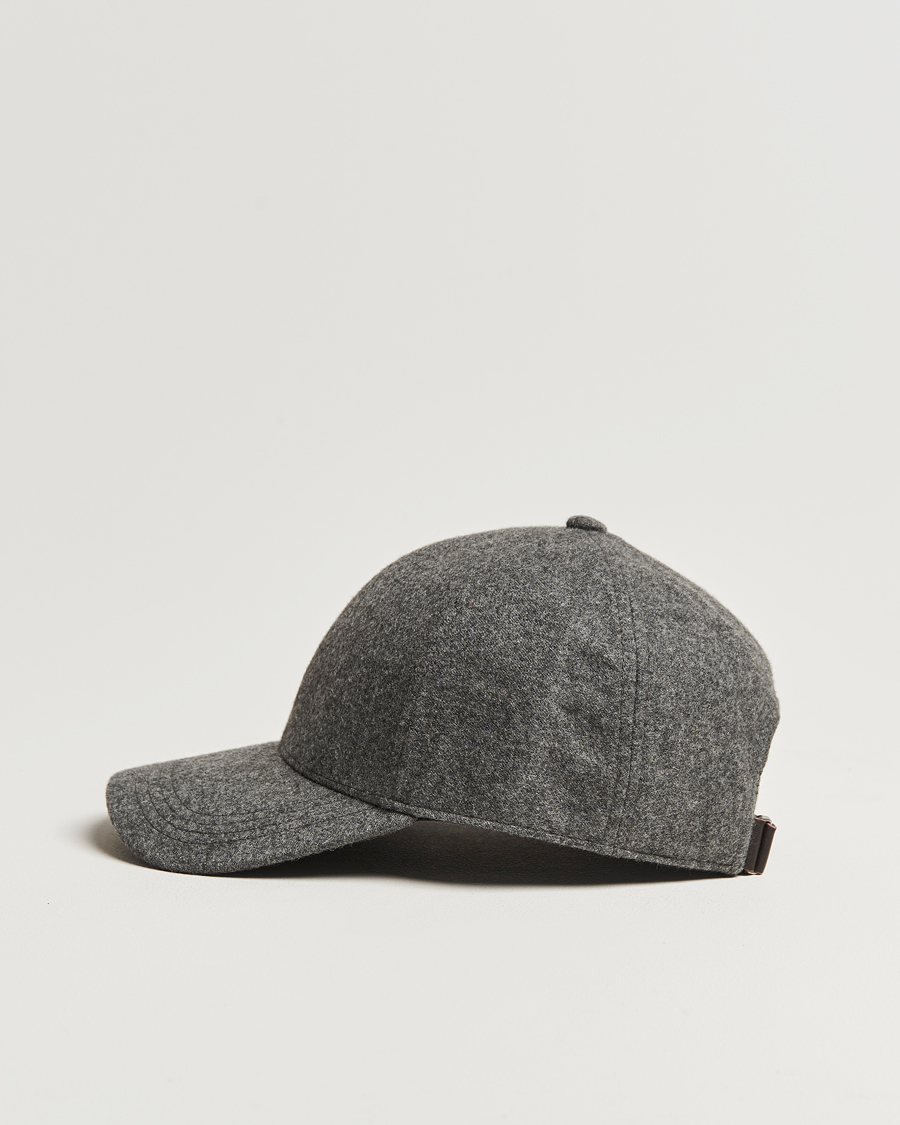 Heren | Hoeden en petten | Varsity Headwear | Cashmere Baseball Cap Flint Grey