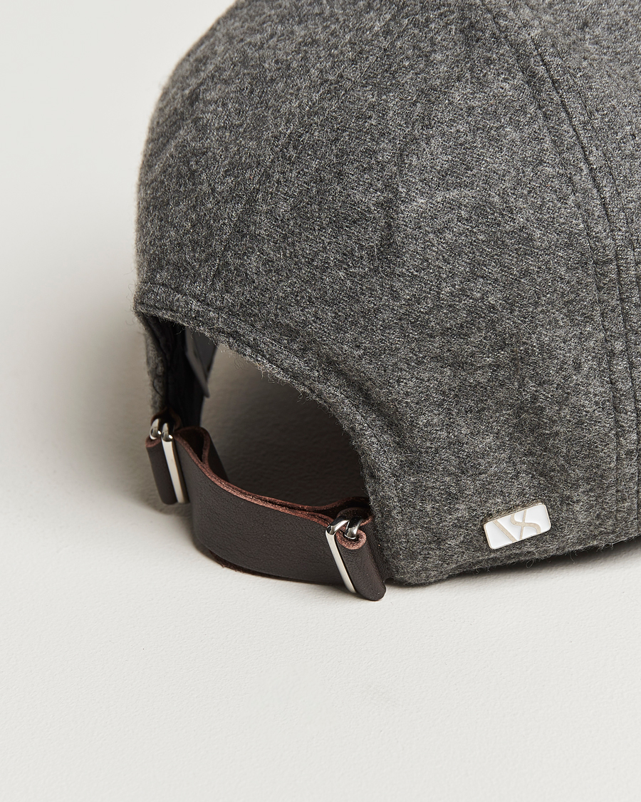 Heren | Hoeden en petten | Varsity Headwear | Cashmere Baseball Cap Flint Grey