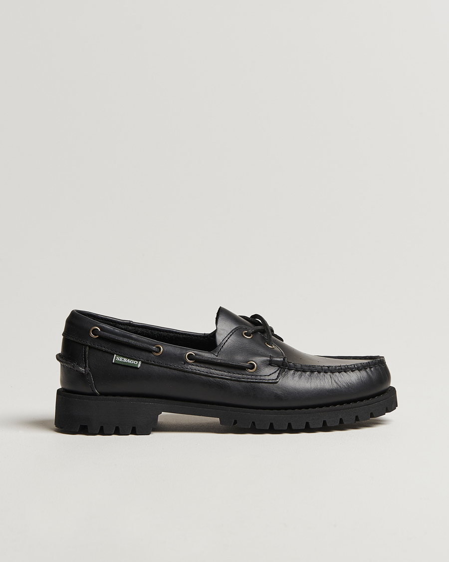 Heren | Instappers | Sebago | Ranger Waxy Leather Loafer Total Black