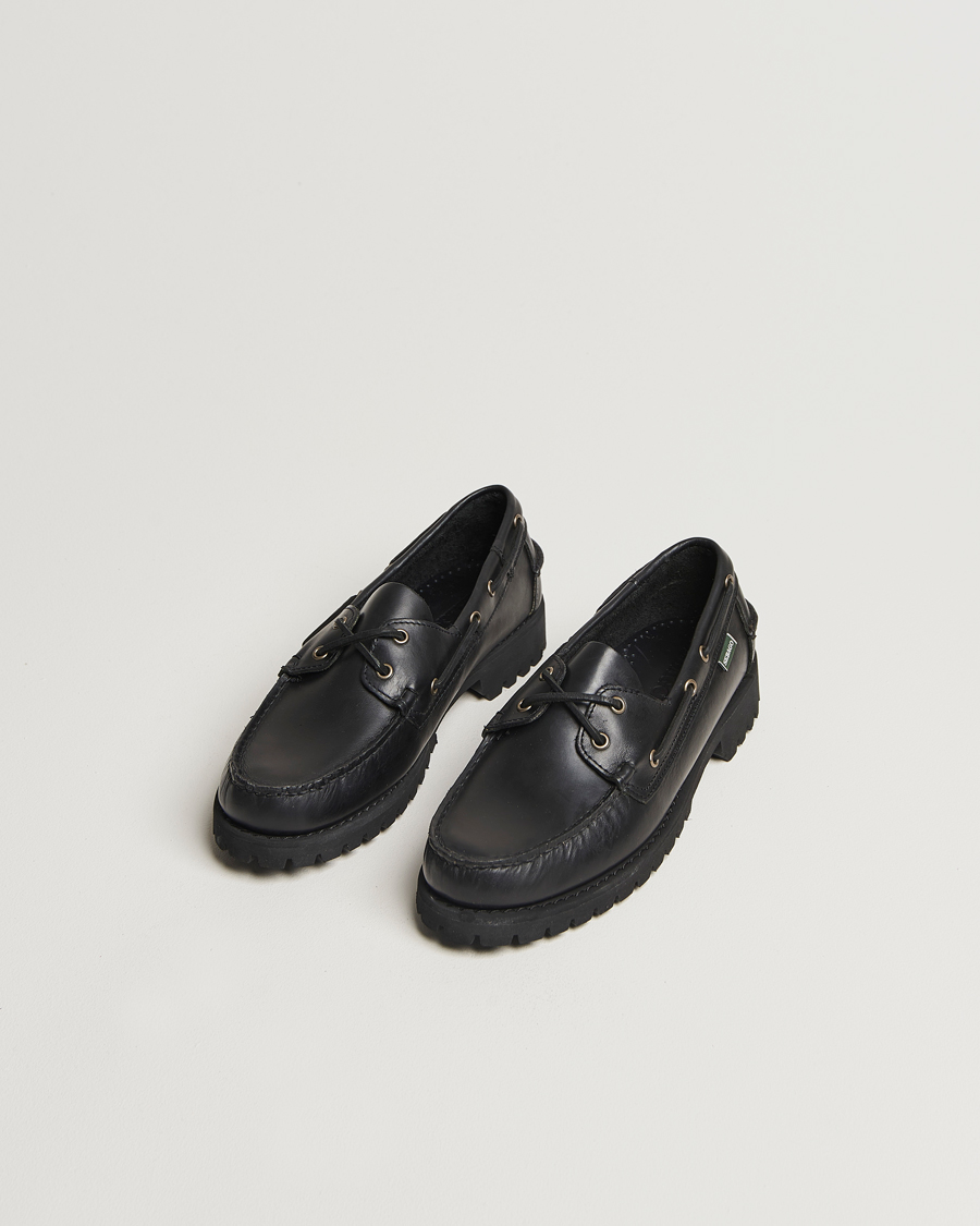 Heren | Instappers | Sebago | Ranger Waxy Leather Loafer Total Black